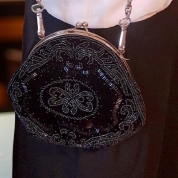 Vintage Beaded Vintage Evening bag La Regale hand beaded purse Vintage - Picture 9 of 10